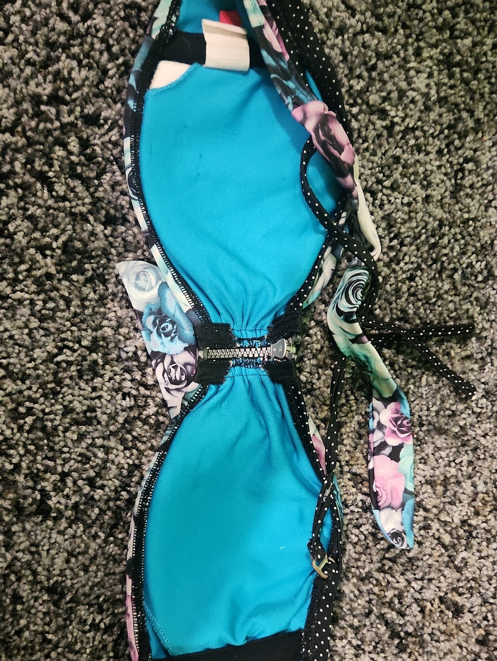 Retro Y2k Roses Bikini Top - Picture 5 of 6